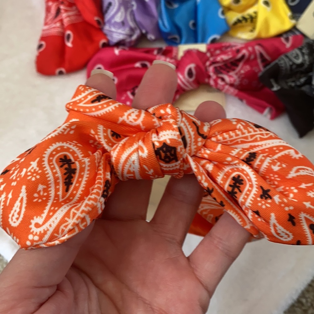 🌟5/$15 🆕Girls: Fake out Bandana headbands - Picture 3 of 4